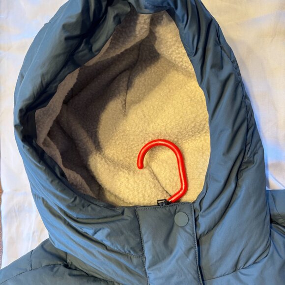 Hooded REI Coop Norseland Down Parka 2.0 Winter Car Coat Stone Blue Size 1X NWT - Picture 10 of 16